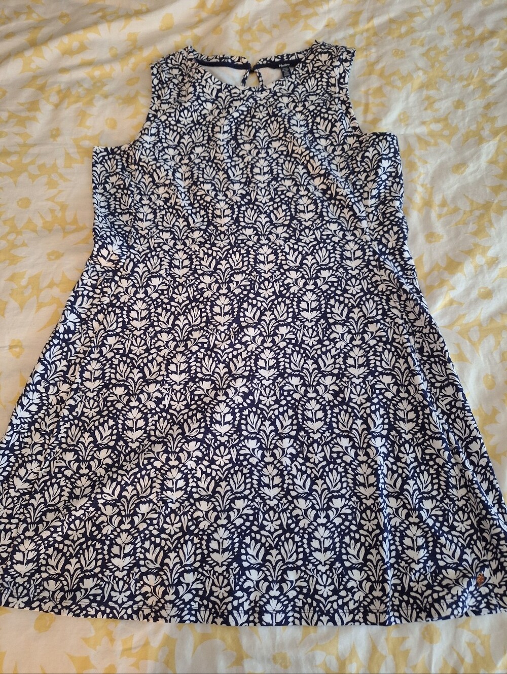 Hatley Navy and White Floral Dress